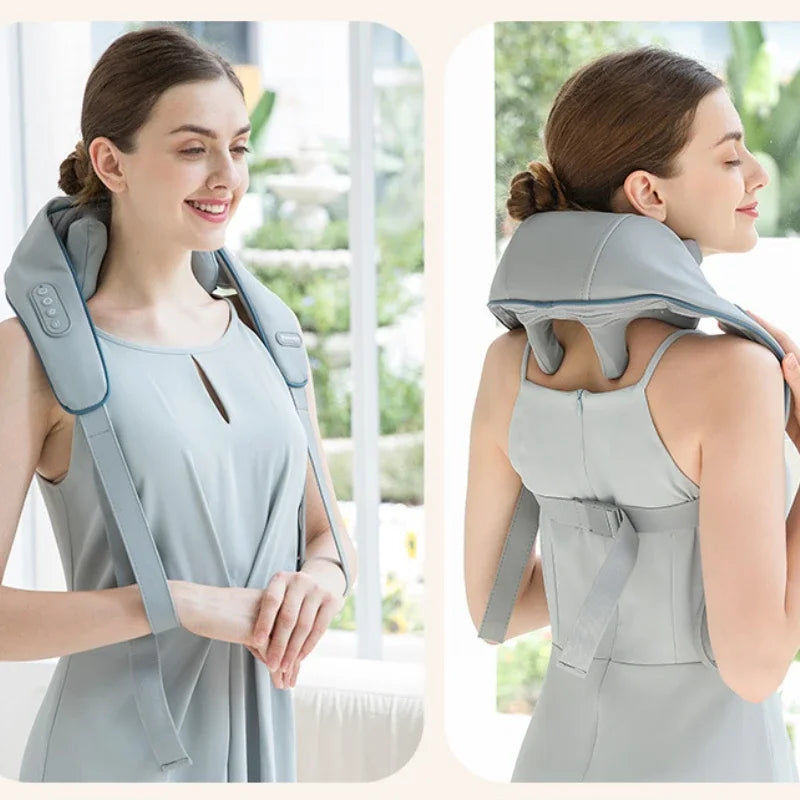 ZenEase Electric Shoulder Kneading Massage Shawl