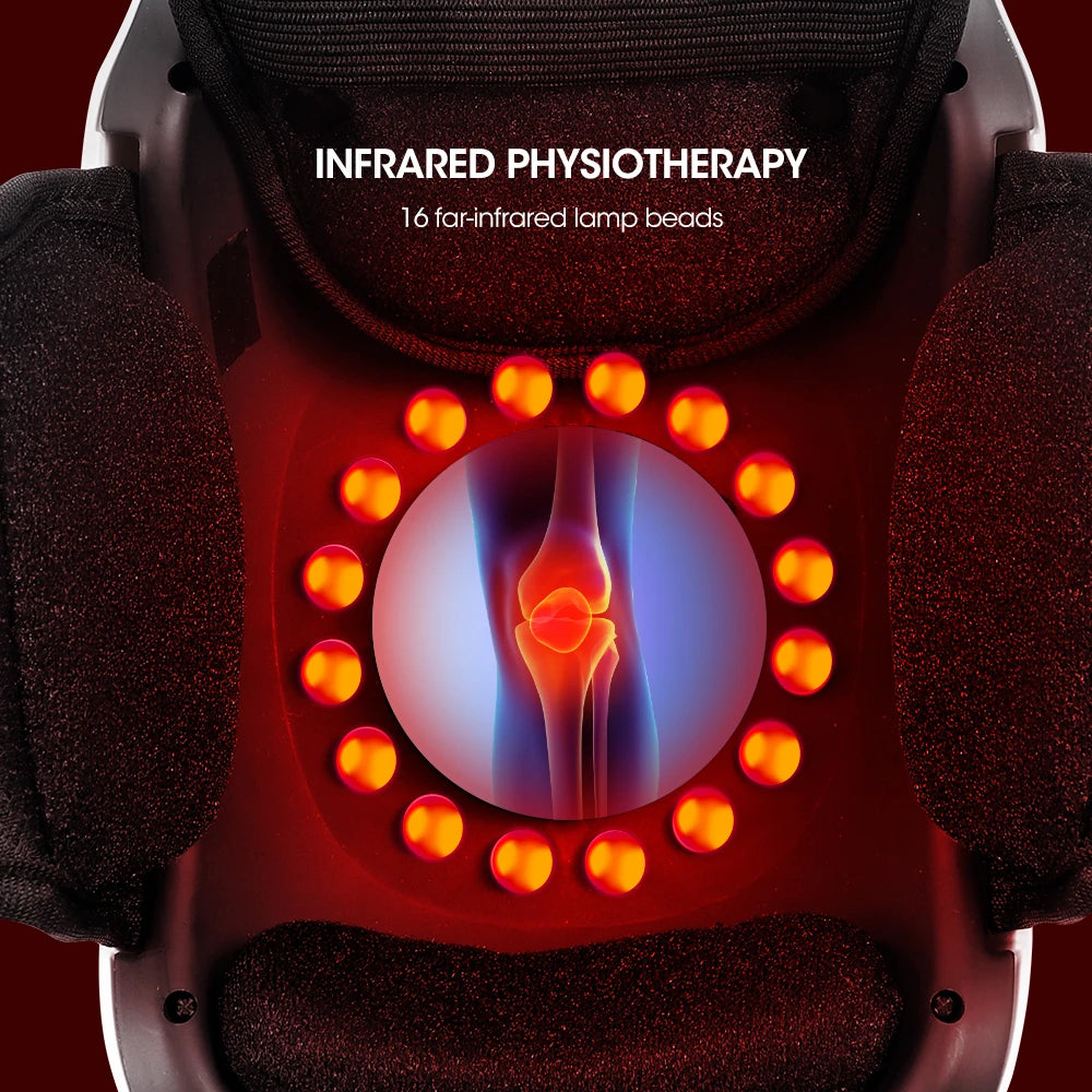 ThermaPulse KneeCare: Wireless Heated Vibration Massager