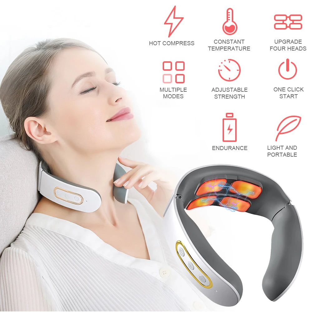 PulseEase NeckSoothe Electric Pulse Massager